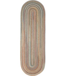 Rhody Bar Harbor Seaweed BH67 2 ft. X 10 ft. Oval Runner Braided Rug