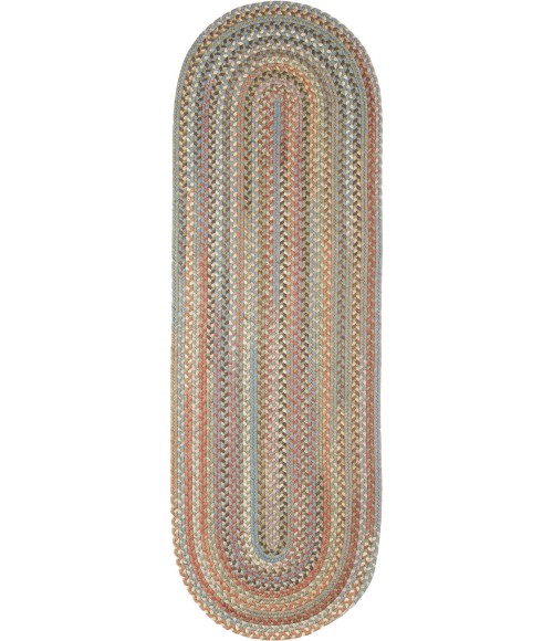 Rhody Bar Harbor Seaweed BH67 2 ft. X 10 ft. Oval Runner Rug