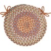 Rhody Bar Harbor Bombay BH77 15 in. X 15 in. Chair Pad Set-of-4 Braided Rug