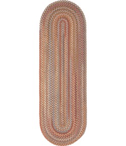 Rhody Bar Harbor Bombay BH77 2 ft. X 8 ft. Oval Runner Braided Rug