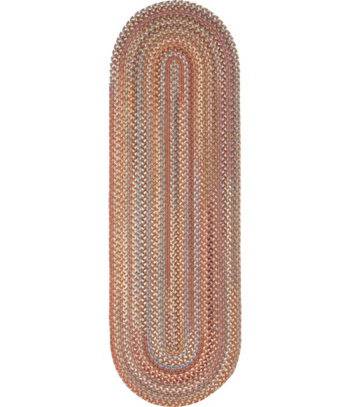 Rhody Bar Harbor Bombay BH77 2 ft. X 8 ft. Oval Runner Rug