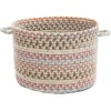 Rhody Bar Harbor Graphite BH87 10 in. X 8 in. Basket Braided Rug