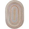 Rhody Bar Harbor Graphite BH87 2 ft. X 3 ft. Oval Braided Rug