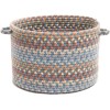 Rhody Bar Harbor Bluestone BH97 10 in. X 8 in. Basket Braided Rug