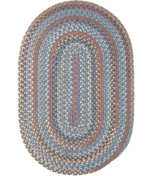 Rhody Bar Harbor Bluestone BH97 3 ft. X 5 ft. Oval Rug