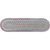 Rhody Bar Harbor Bluestone BH97 8 in. X 28 in. Stair Tread Braided Rug