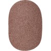 Rhody Elegance Earthy Terracotta EG42 2 ft. X 3 ft. Oval Braided Rug