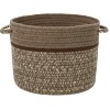 Rhody Casual Comfort Mocha CC38 10 in. X 8 in. Basket Braided Rug
