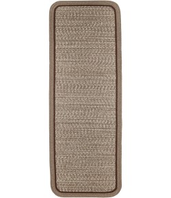 Rhody Casual Comfort Mocha CC38 2 ft. X 4 ft. Rectangle Braided Rug