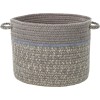 Rhody Casual Comfort Silvermist CC48 18 in. X 12 in. Basket Braided Rug