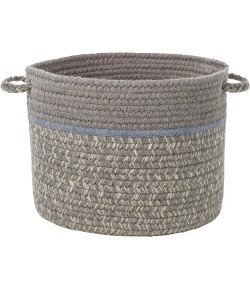 Rhody Casual Comfort Silvermist CC48 10 in. X 8 in. Basket Braided Rug