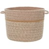 Rhody Casual Comfort Sesame CC58 10 in. X 8 in. Basket Braided Rug