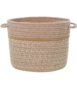 Rhody Casual Comfort Sesame CC58 14 in. X 10 in. Basket Braided Rug