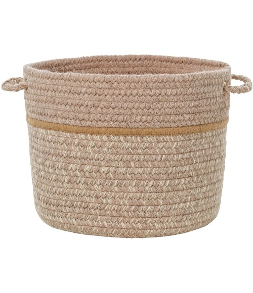 Rhody Casual Comfort Sesame CC58 14 in. X 10 in. Basket Rug