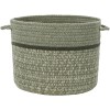 Rhody Casual Comfort Mistletoe CC68 10 in. X 8 in. Basket Braided Rug