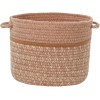 Rhody Casual Comfort Rosewood CC78 10 in. X 8 in. Basket Braided Rug