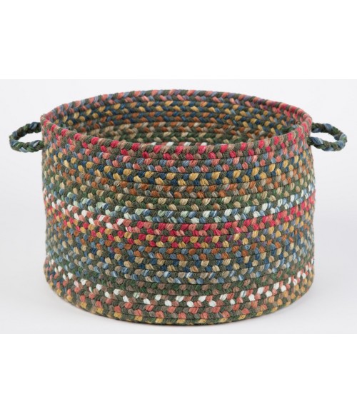 Rhody Country Jewel Emerald CJ25 18 in. X 12 in. Basket Rug