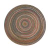 Rhody Country Jewel Bronze CJ35 4 ft. X 4 ft. Round Braided Rug