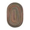 Rhody Country Jewel Bronze CJ35 5 ft. X 8 ft. Oval Braided Rug