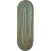 Rhody Country Jewel Peridot CJ65 2 ft. X 8 ft. Oval Runner Braided Rug