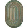 Rhody Country Jewel Peridot CJ65 5 ft. X 8 ft. Oval Braided Rug