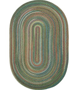 Rhody Country Jewel Peridot CJ65 8 ft. X 11 ft. Oval Braided Rug