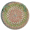 Rhody Country Jewel Peridot CJ65 15 in. X 15 in. Chair Pad Braided Rug