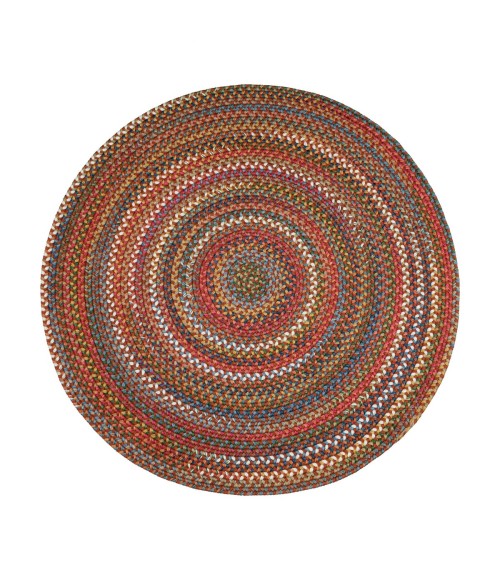 Rhody Country Jewel Tawny Port CJ75 4 ft. X 4 ft. Round Rug