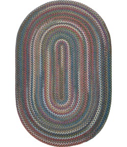 Rhody Country Jewel Sapphire CJ95 10 ft. X 13 ft. Oval Braided Rug
