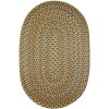 Rhody Cypress Dk. Taupe CY27 10 ft. X 13 ft. Oval Braided Rug