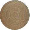 Rhody Cypress Dk. Taupe CY27 10 ft. X 10 ft. Round Braided Rug