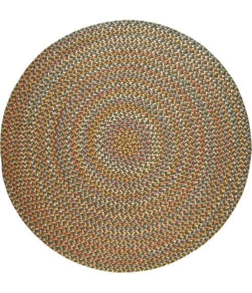 Rhody Cypress Dk. Taupe CY27 6 ft. X 6 ft. Round Rug
