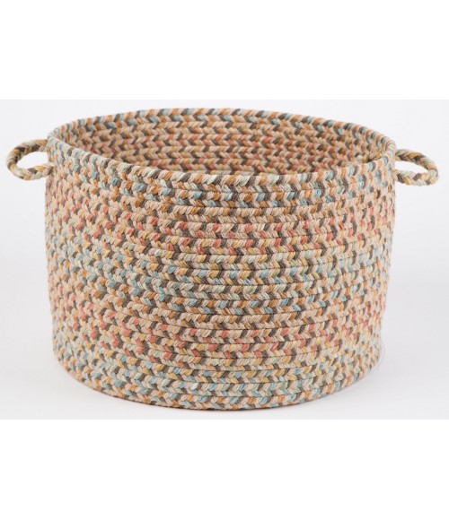 Rhody Cypress Earth Beige CY57 18 in. X 12 in. Basket Rug