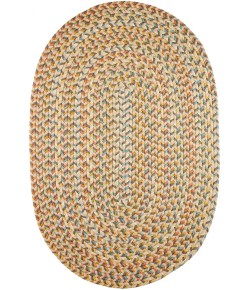 Rhody Cypress Earth Beige CY57 4 ft. X 6 ft. Oval Braided Rug