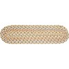 Rhody Cypress Earth Beige CY57 8 in. X 28 in. Stair Tread Braided Rug
