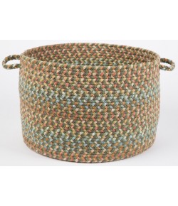 Rhody Cypress Olive CY67 18 in. X 12 in. Basket Braided Rug
