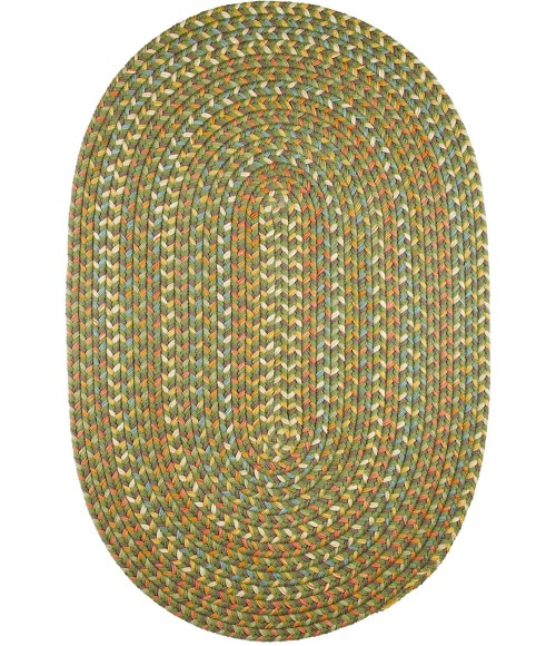 Rhody Cypress Olive CY67 3 ft. X 5 ft. Oval Rug