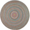 Rhody Cypress Marina Blue CY97 10 ft. X 10 ft. Round Braided Rug