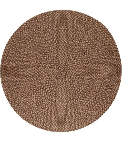 Rhody Camden Shades of Brown CD36 10 ft. X 10 ft. Round Rug
