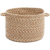 Rhody Camden Natural CD56 18 in. X 12 in. Basket Braided Rug