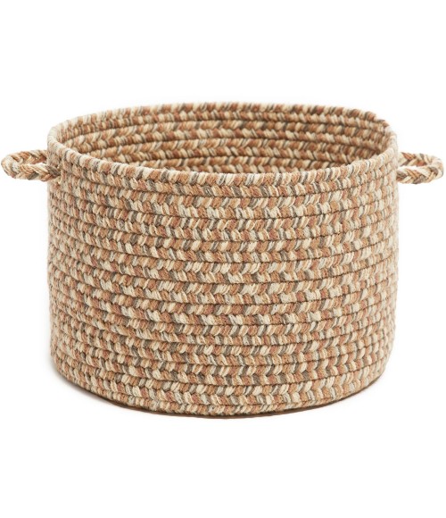 Rhody Camden Natural CD56 14 in. X 10 in. Basket Rug