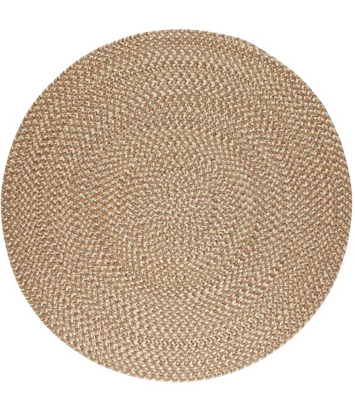 Rhody Camden Natural CD56 10 ft. X 10 ft. Round Rug