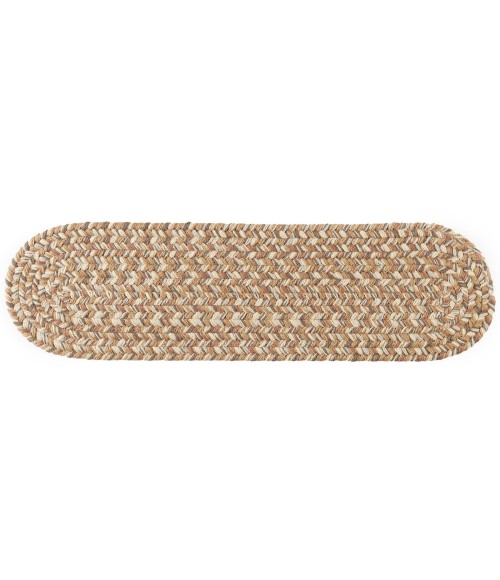 Rhody Camden Natural CD56 8 in. X 28 in. Stair Tread Rug