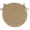 Rhody Camden Basil CD66 15 in. X 15 in. Chair Pad Set-of-4 Braided Rug