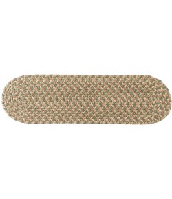 Rhody Camden Basil CD66 8 in. X 28 in. Stair Tread Set-of-13 Braided Rug