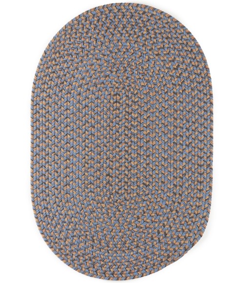 Rhody Camden Denim Blue CD96 2 ft. X 3 ft. Oval Rug