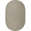 Rhody Elegance Warm Gray EG32 2 ft. X 3 ft. Oval Braided Rug