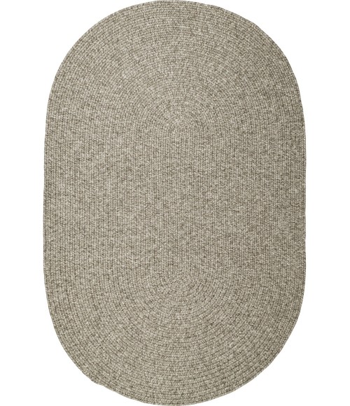 Rhody Elegance Warm Gray EG32 2 ft. X 4 ft. Oval Runner Rug