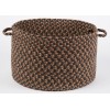 Rhody Easy Living Taupetone EL33 18 in. X 12 in. Basket Braided Rug