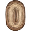 Rhody Easy Living Taupetone EL33 3 ft. X 5 ft. Oval Braided Rug